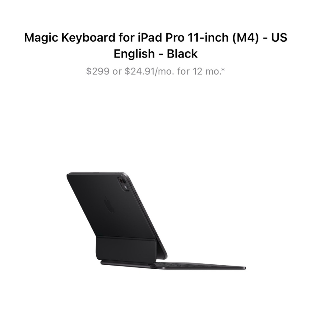 Ipad magic keyboard 11” - excellent condition